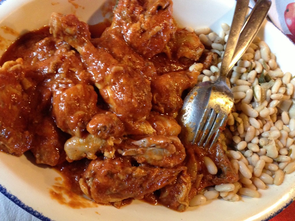 Chicken Tuscan way with White Beans